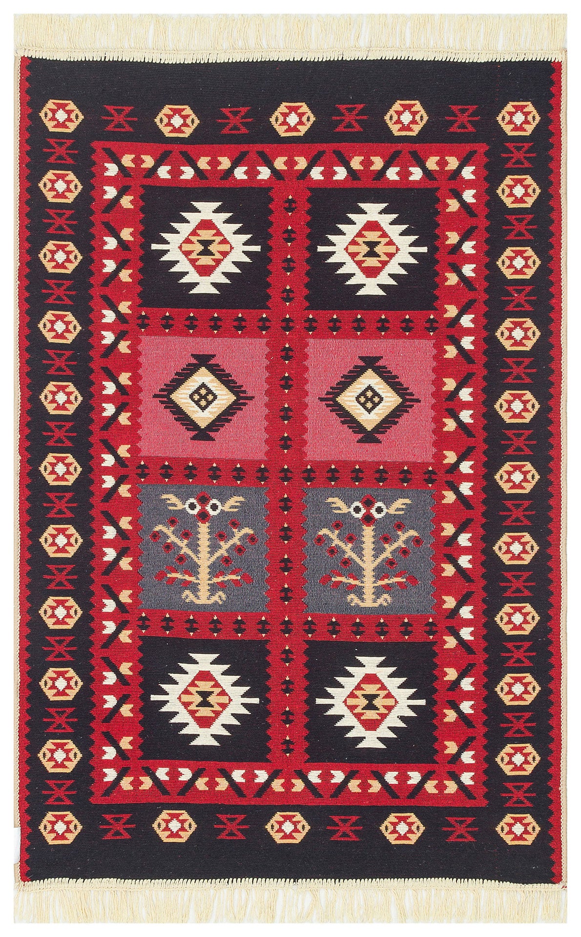Rustic Modern Rug | Rugs for Living Room | Demaer Home Decor