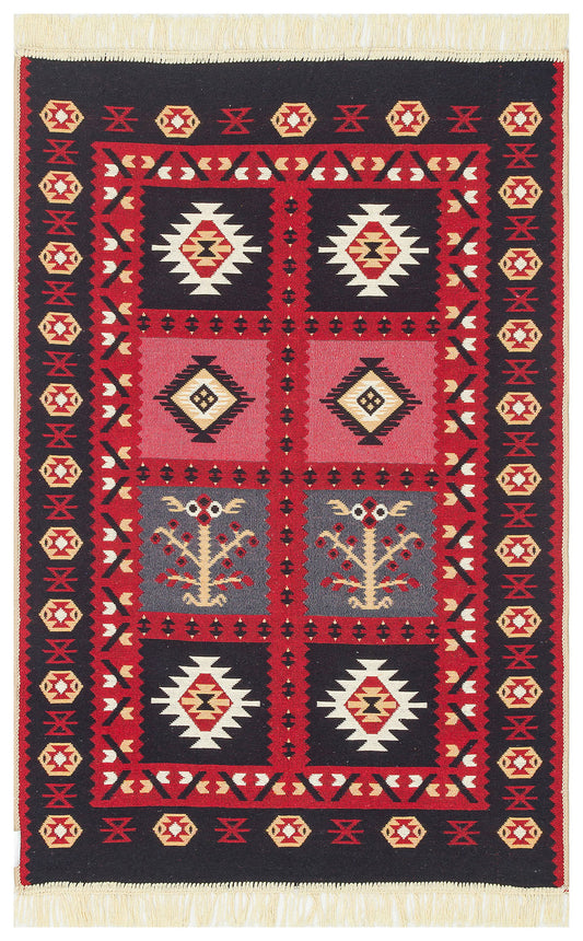 Rustic Modern Rug | Rugs for Living Room | Demaer Home Decor