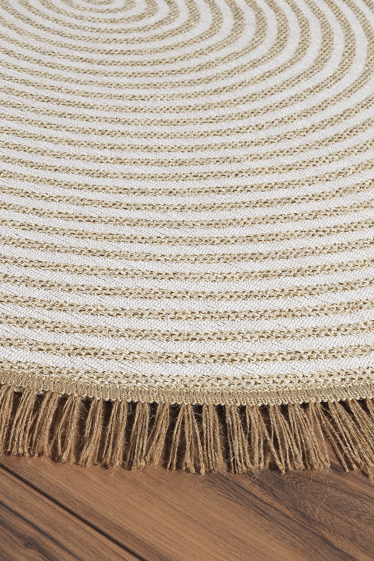 Modern Round Rug | Woven Round Rug | Demaer Home Decor