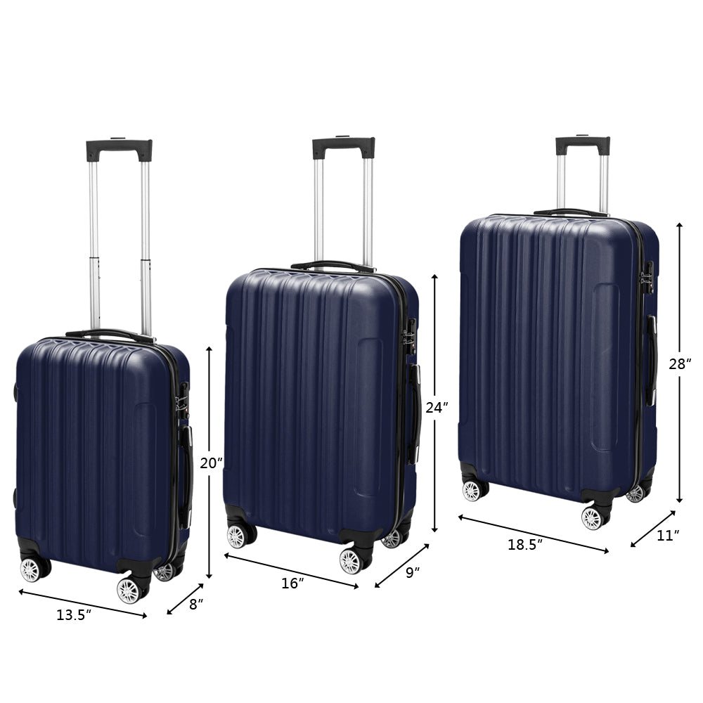 3-in-1 Multifunctional Large Capacity Traveling Storage Suitcase Luggage Set